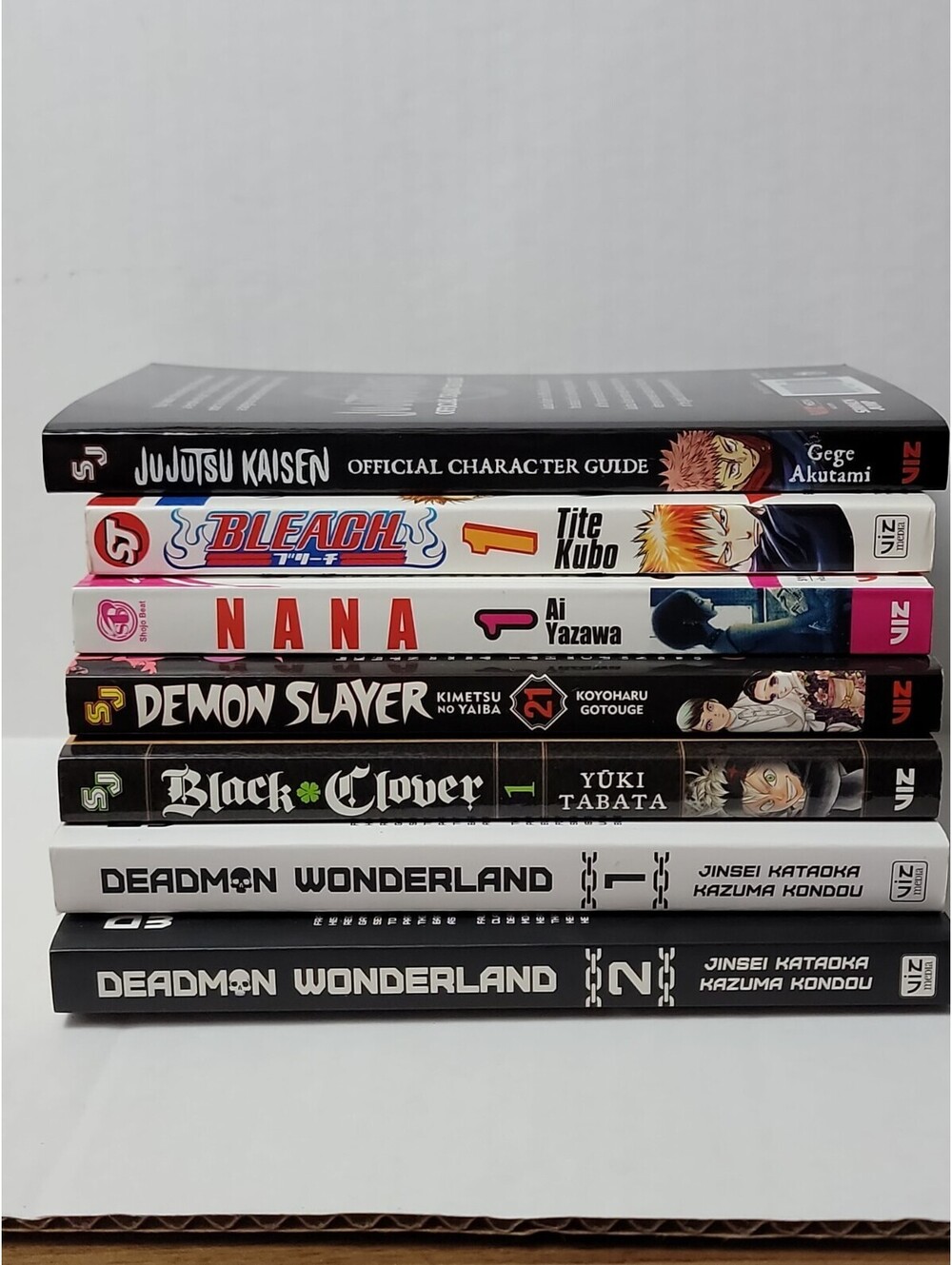 Mixed Anime Book Lot Of 7